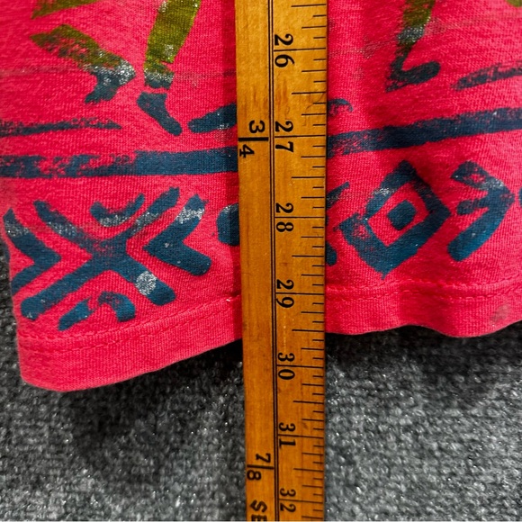 Vintage women’s 3X tribal cotton tshirt Honors Plus Size pink hip hop streetwear - Picture 7 of 7